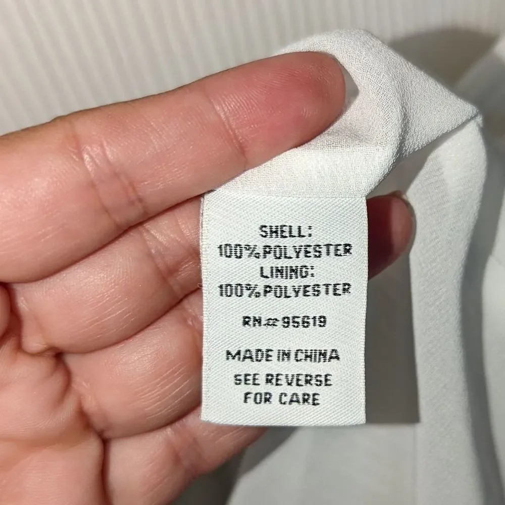 Fever Ribbed Long Sleeve Blouse Size Medium NWT - Picture 8 of 10